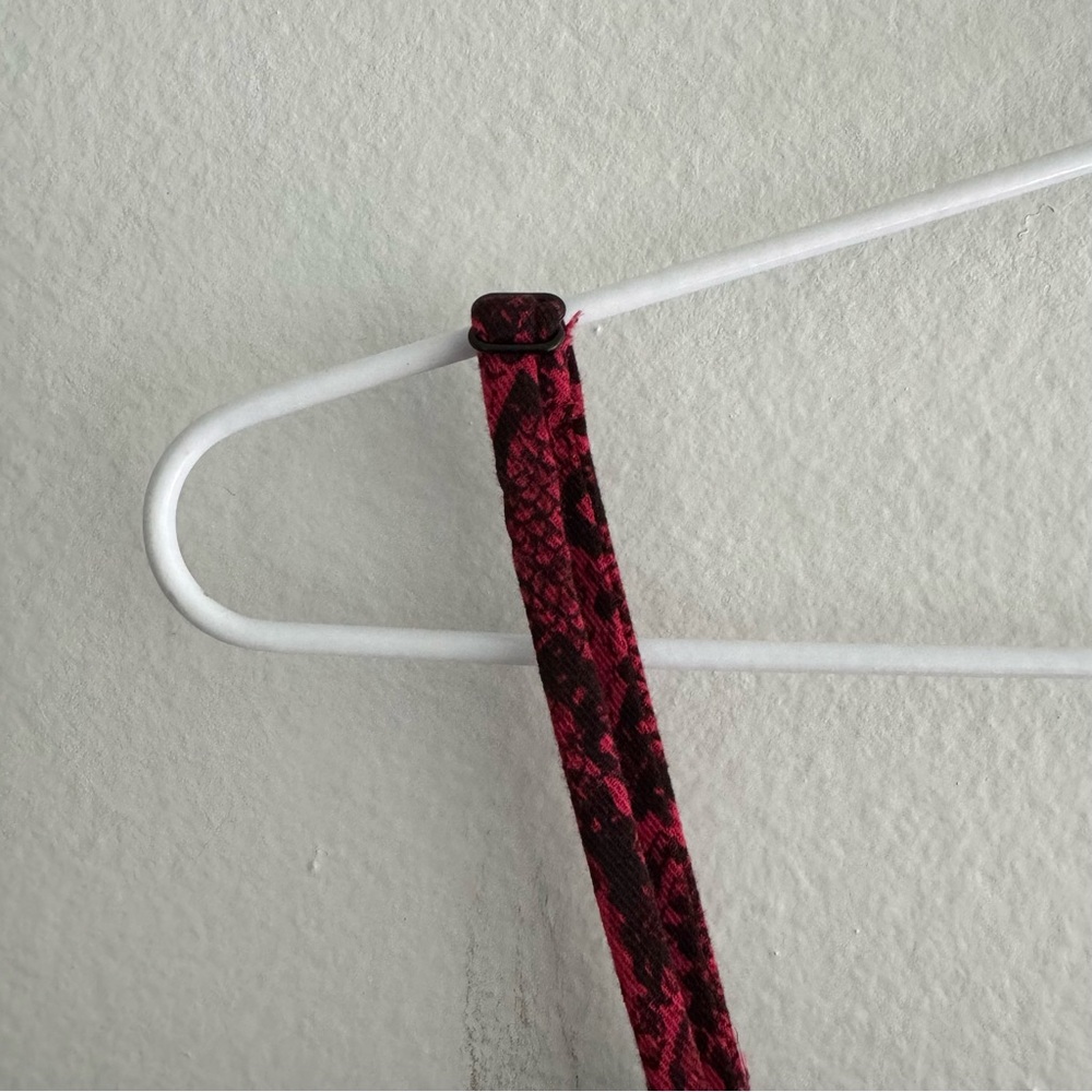 Reformation Morrison Mini Dress in Red Snake Print - Picture 10 of 13